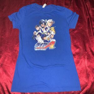 Women's Blue and Yellow T-shirt